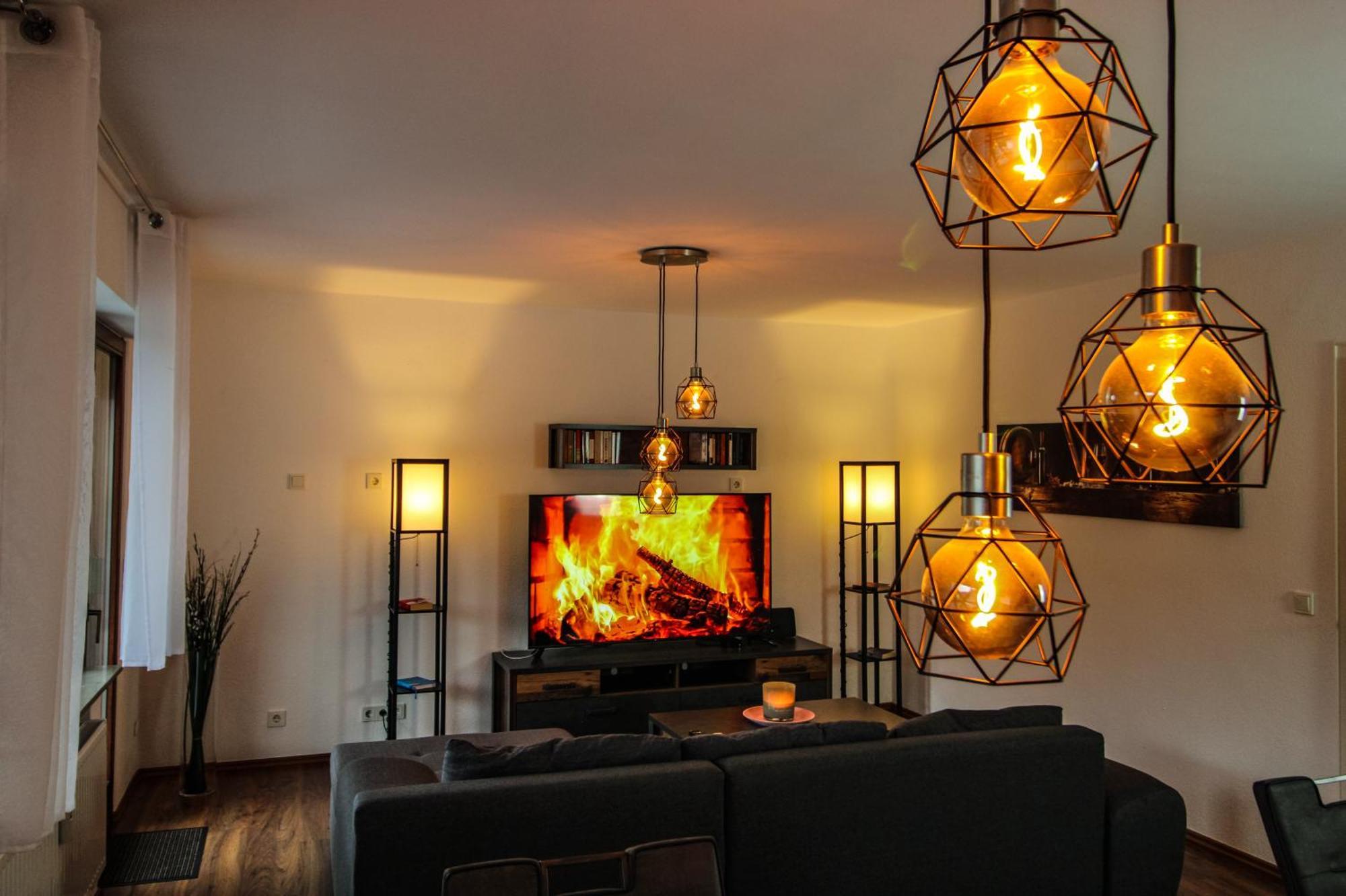 Moderne Fewo Sky Netflix Terrasse Burgblick Boxspringbett Waschtrockner Bullay Kültér fotó